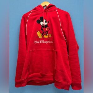 Disney Parks Walt Disney World Red Mickey Hoodie